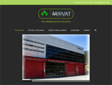 Tablet Screenshot of mirvat.com